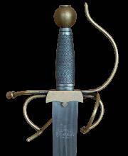 Espada Colada Cid - Latón. MARTO